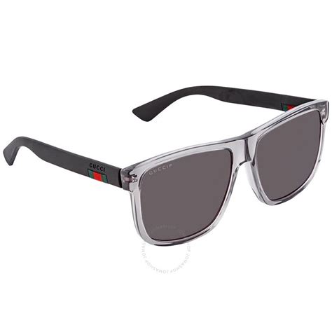 gucci 0010 o|Gucci Grey Rectangular Polarized Men's Sunglasses GG0010S .